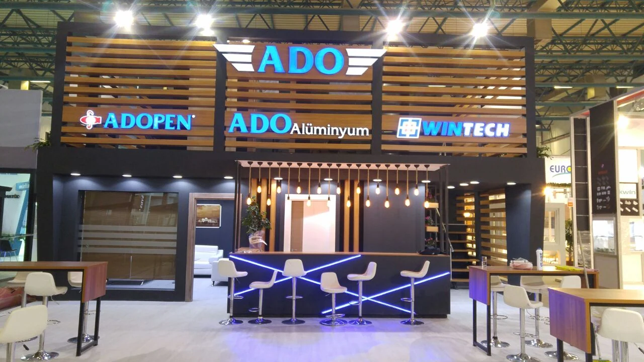 ADO, Adopen ve Wintech markaları için fuar standı
